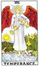 The Star tarot card upright in the future position