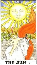 Two of Cups tarot card reversed in the present position