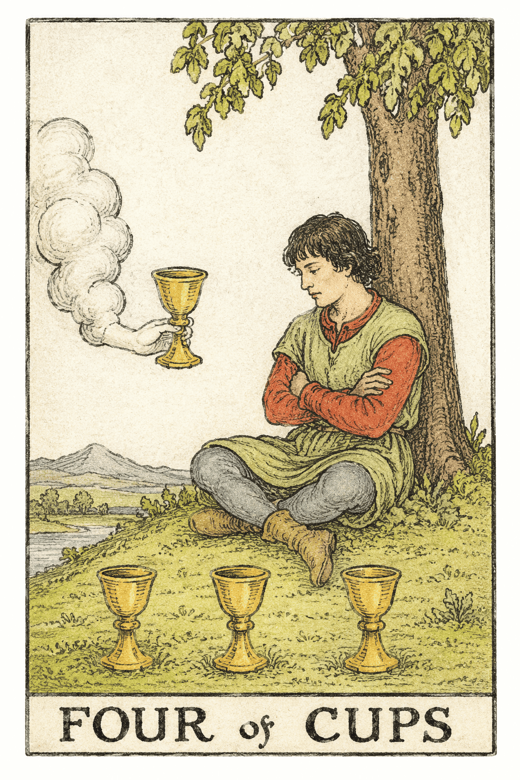Four of Cups